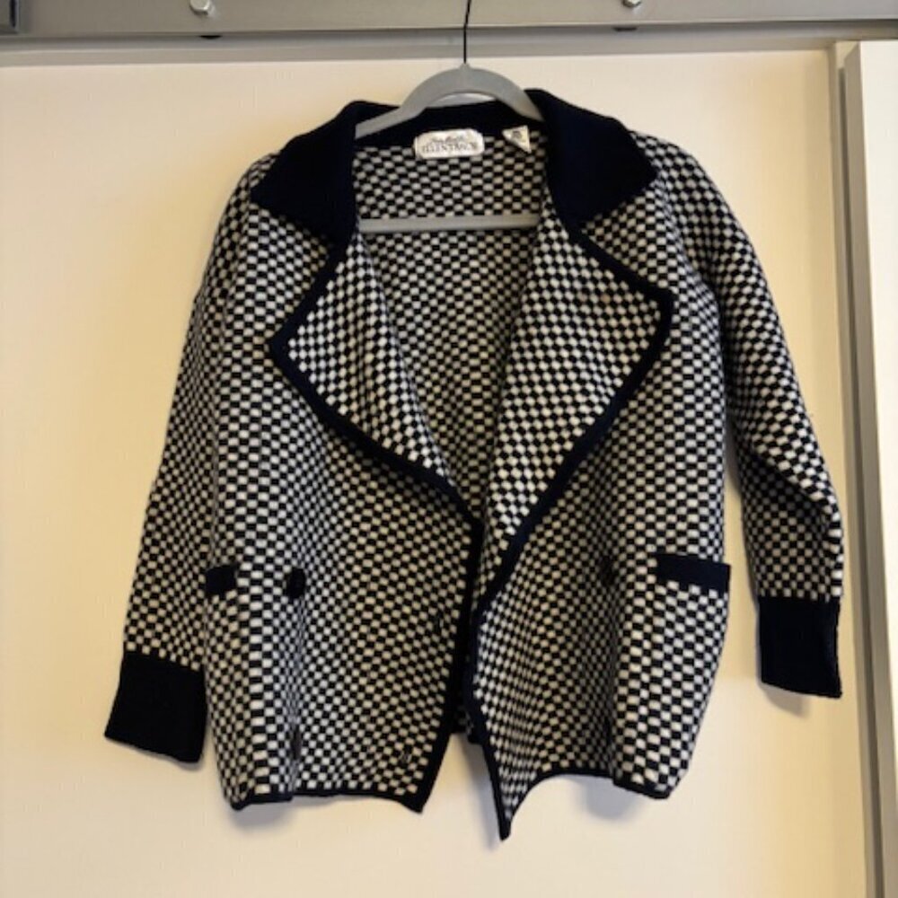 Vintage Linda Allard for Ellen Tracy 100% Wool Jacket - Picture 2 of 6